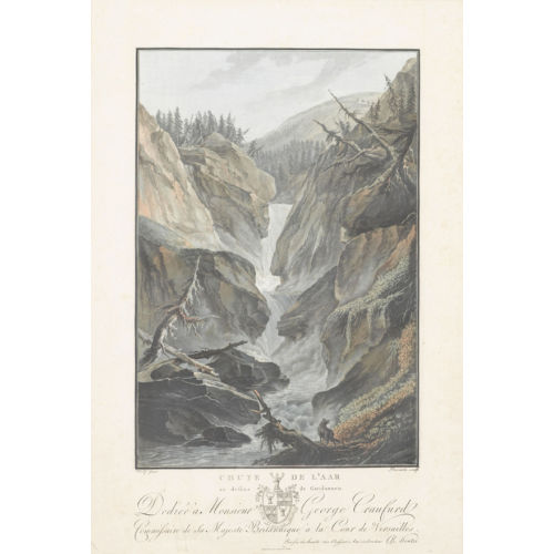 CASPAR WOLF : 'Chute de l′Aar/au dessus de Gutdannen' (DOBIASCHOFSKY AUKTIONEN AG)