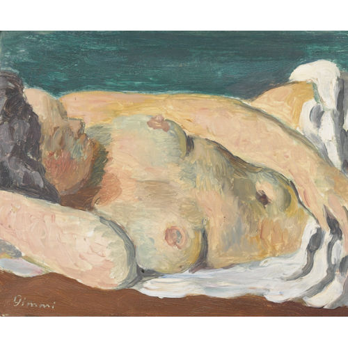 WILHELM GIMMI : Nu (torse) couch� (DOBIASCHOFSKY AUKTIONEN AG)