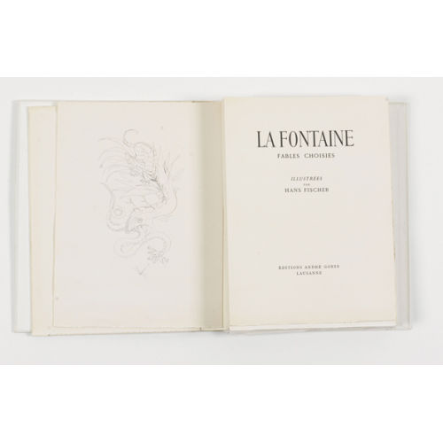 HANS FISCHER : Jean de La Fontaine: 'Fables choisies' (DOBIASCHOFSKY AUKTIONEN AG)
