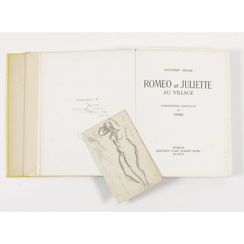 WILHELM GIMMI : Gottfried Keller: 'Romeo et Juliette au village' (DOBIASCHOFSKY AUKTIONEN AG)