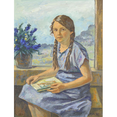 FRANZ GEHRI : 'Portrait de Lydie' (DOBIASCHOFSKY AUKTIONEN AG)