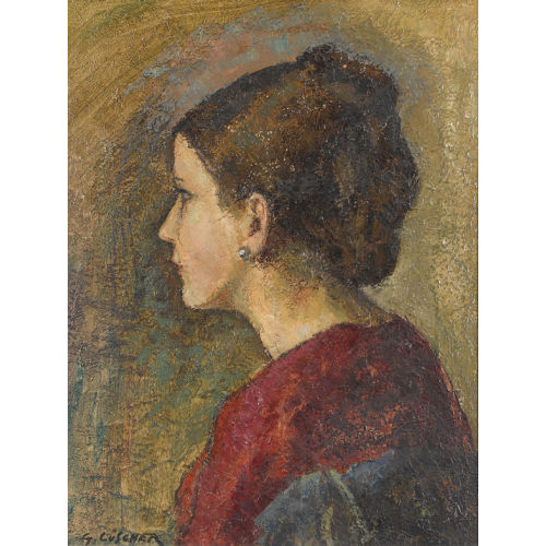 GOTTFRIED L�SCHER : Portr�t einer Dame (DOBIASCHOFSKY AUKTIONEN AG)