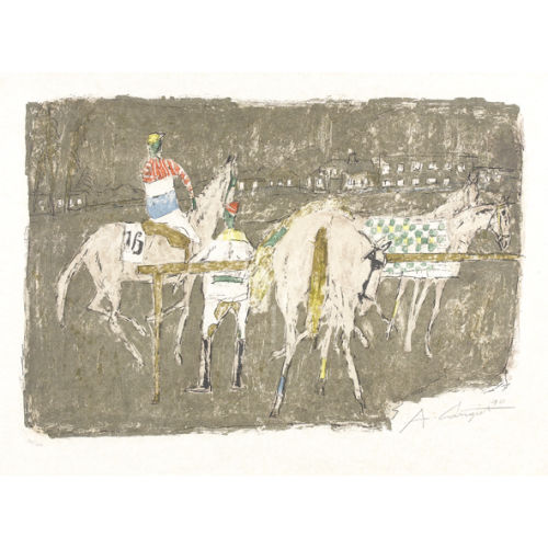 ALOIS CARIGIET : Polospieler (DOBIASCHOFSKY AUKTIONEN AG)