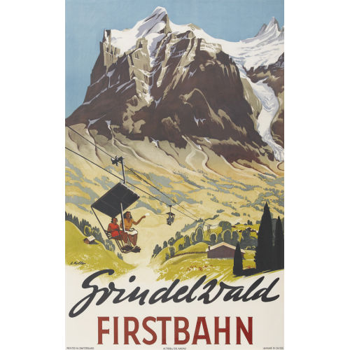 LOUIS KOLLER : 'Grindelwald Firstbahn' (DOBIASCHOFSKY AUKTIONEN AG)