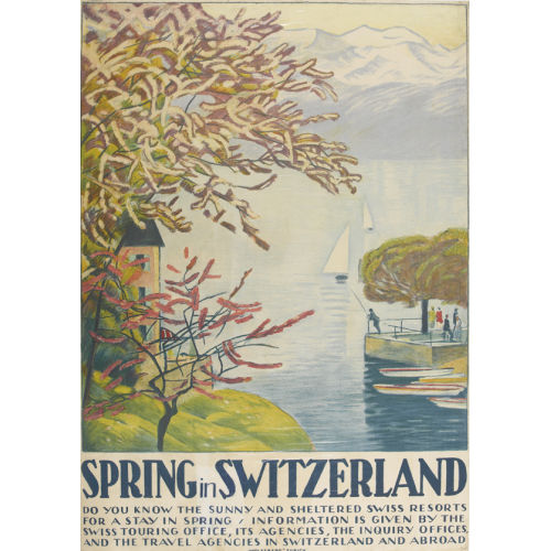EMIL CARDINAUX : 'Spring in Switzerland' (DOBIASCHOFSKY AUKTIONEN AG)