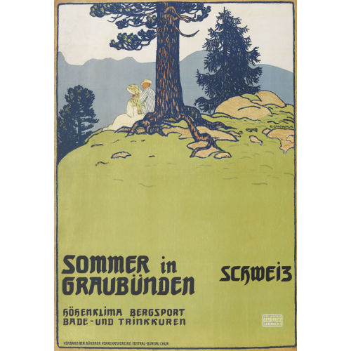 EMIL CARDINAUX : 'Sommer in Graub�nden' (DOBIASCHOFSKY AUKTIONEN AG)