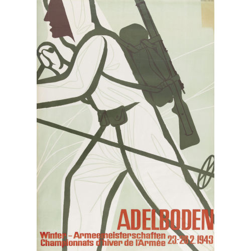 HANS TH�NI : 'Adelboden Winter-Armeemeisterschaft 1943' (DOBIASCHOFSKY AUKTIONEN AG)