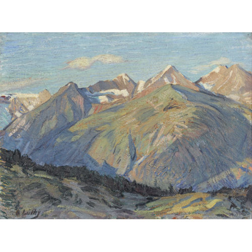 OSCAR L�THY : 'Walliser Landschaft' (DOBIASCHOFSKY AUKTIONEN AG)