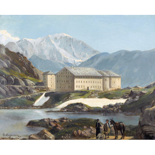 OSCAR HUGUENIN : L′Hospice du Grand St-Bernard (DOBIASCHOFSKY AUKTIONEN AG)