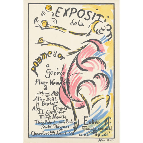 ALICE BAILLY : 'Exposition de la pomme d′or 1917' (DOBIASCHOFSKY AUKTIONEN AG)