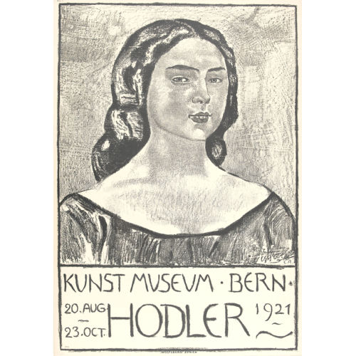 CUNO AMIET : 'Kunstmuseum Bern Hodler 1921' (DOBIASCHOFSKY AUKTIONEN AG)