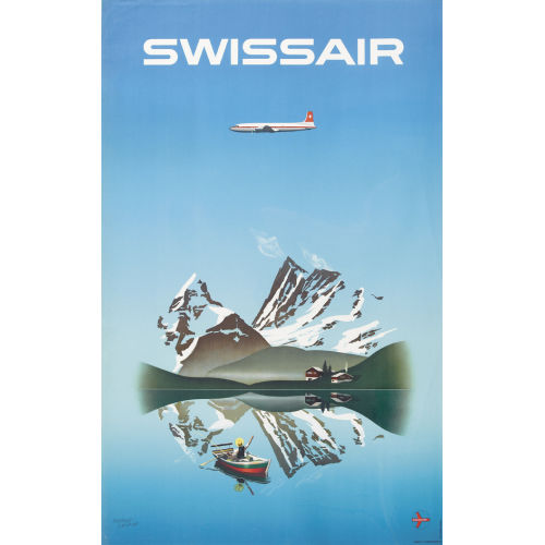 HERBERT LEUPIN : 'Swissair' (DOBIASCHOFSKY AUKTIONEN AG)