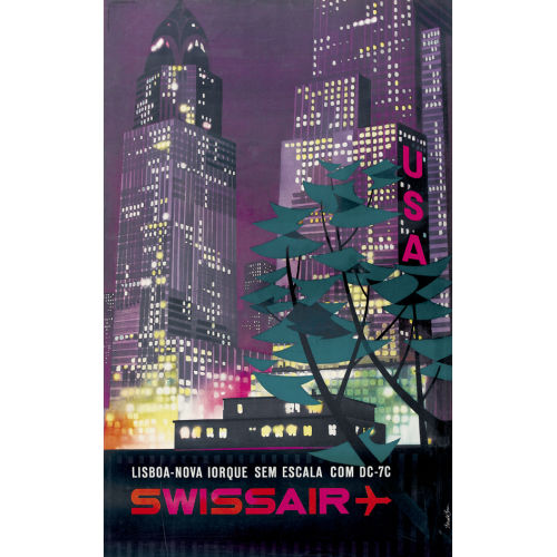 DONALD BRUN : 'Swissair' (DOBIASCHOFSKY AUKTIONEN AG)