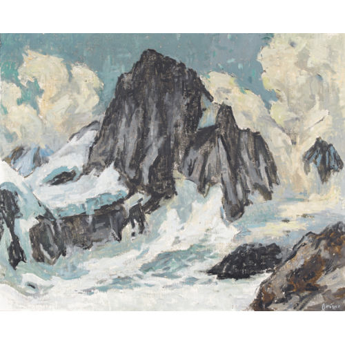 ARNOLD BR�GGER : 'Finsteraarhorn' (DOBIASCHOFSKY AUKTIONEN AG)