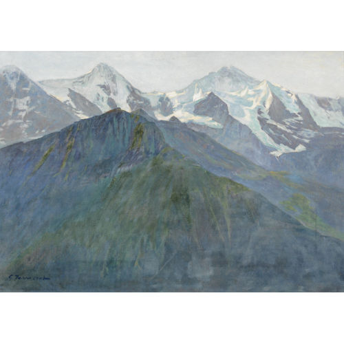 GUSTAVE JEANNERET : Eiger, M�nch und Jungfrau (DOBIASCHOFSKY AUKTIONEN AG)
