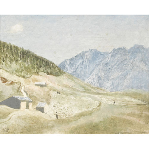 VICTOR SURBEK : 'Bei Poschiavo' (DOBIASCHOFSKY AUKTIONEN AG)