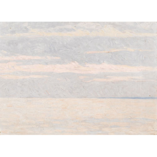 ALBERT SILVESTRE : Stimmungsvolle Seepartie (DOBIASCHOFSKY AUKTIONEN AG)