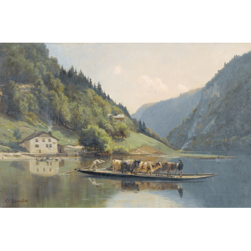 NATHANAEL LEMAITRE : Die Viehf�hre in den Alpen (DOBIASCHOFSKY AUKTIONEN AG)