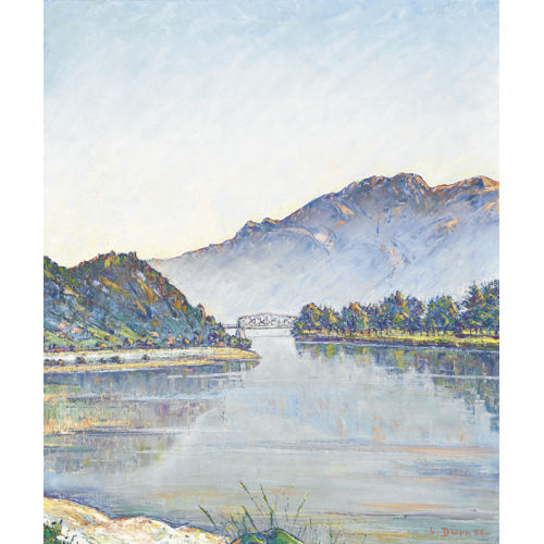 LOUIS D�RR : Brienzersee mit Blick auf die Aarebr�cke (DOBIASCHOFSKY AUKTIONEN AG)