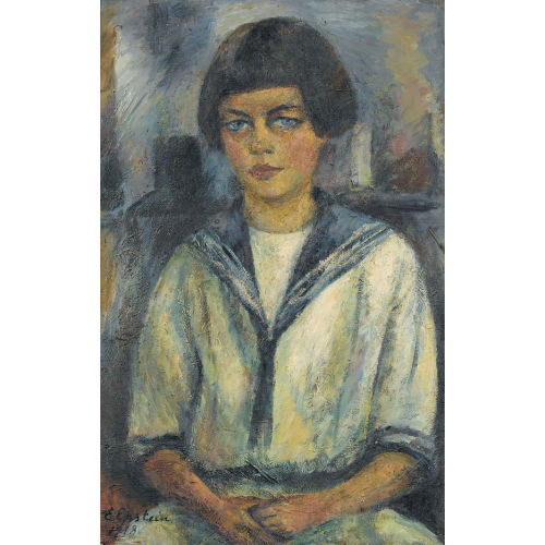 ELISABETH EPSTEIN-HEFTER : Sitzendes M�dchen im Matrosenanzug (DOBIASCHOFSKY AUKTIONEN AG)