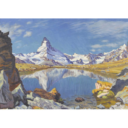 WALDEMAR FINK : 'Herbsttag am Stellisee' (DOBIASCHOFSKY AUKTIONEN AG)