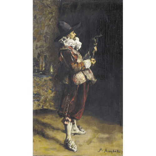 FERDINAND ROYBET : Mann in historischem Kost�m (DOBIASCHOFSKY AUKTIONEN AG)
