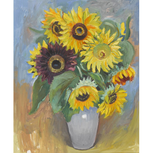 PAUL JAKOB) PAOLO (EIGTL. M�LLER : 'Sonnenblumen' (DOBIASCHOFSKY AUKTIONEN AG)