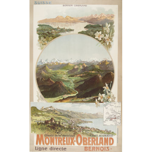 ANTON RECKZIEGEL : 'Montreux-Oberland' (DOBIASCHOFSKY AUKTIONEN AG)