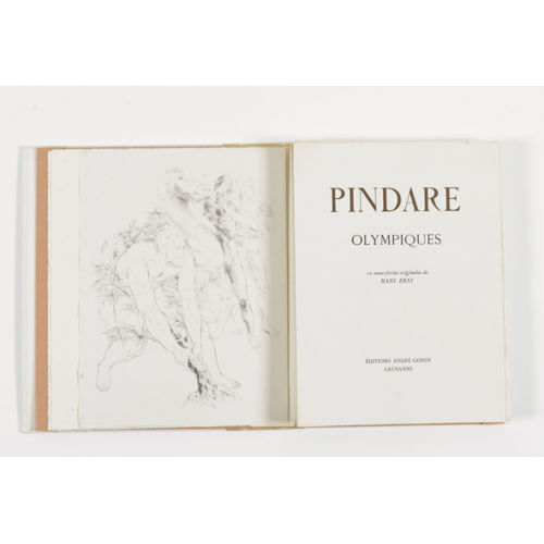 HANS ERNI : Pindar: 'Olympiques' (DOBIASCHOFSKY AUKTIONEN AG)