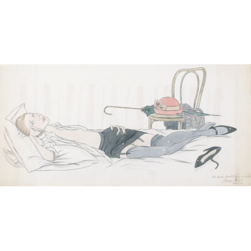 PHILIPPE HENRI NOYER : Femme couch�e (DOBIASCHOFSKY AUKTIONEN AG)