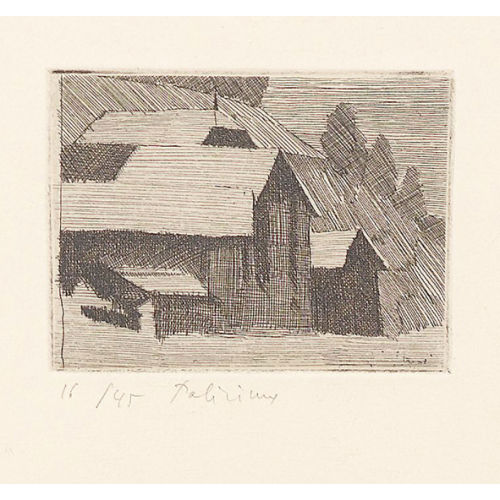 GERARD DE PALEZIEUX : La ferme (DOBIASCHOFSKY AUKTIONEN AG)