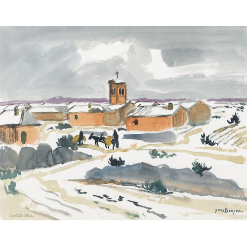 YVES BRAYER : 'Neige en Castille' (DOBIASCHOFSKY AUKTIONEN AG)