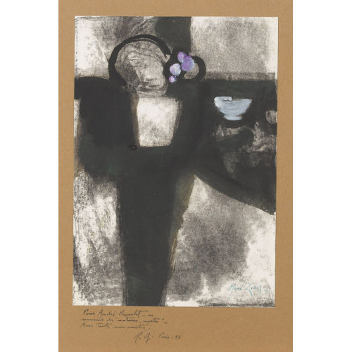 RENE GENIS : 'Le bol bleu' (DOBIASCHOFSKY AUKTIONEN AG)
