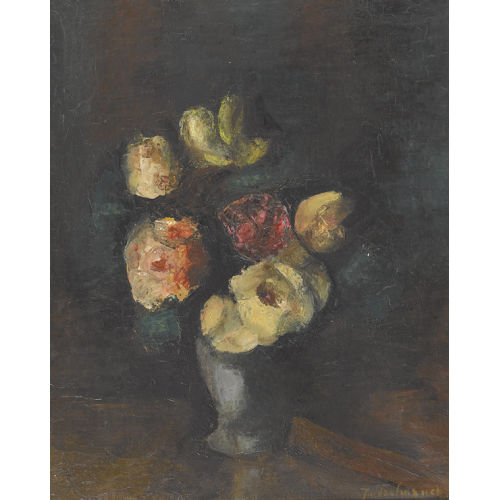 JOHANN WILHELM VON TSCHARNER : Stillleben mit Rosen (DOBIASCHOFSKY AUKTIONEN AG)