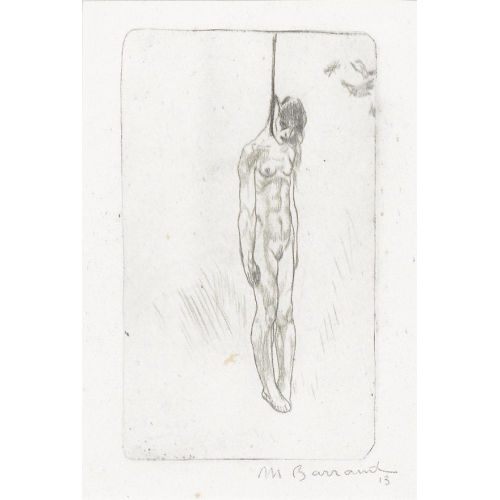 MAURICE BARRAUD : La pendue (DOBIASCHOFSKY AUKTIONEN AG)