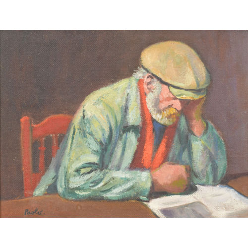 PAUL JAKOB) PAOLO (EIGTL. M�LLER : 'Der Lesende' (DOBIASCHOFSKY AUKTIONEN AG)