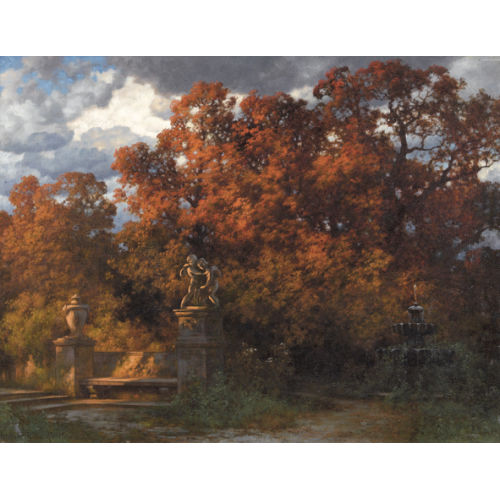 TRAUGOTT HERMANN R�DIS�HLI : Herbstliche Parkpartie (DOBIASCHOFSKY AUKTIONEN AG)