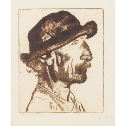 EDOUARD VALLET : 'Profil' (DOBIASCHOFSKY AUKTIONEN AG)