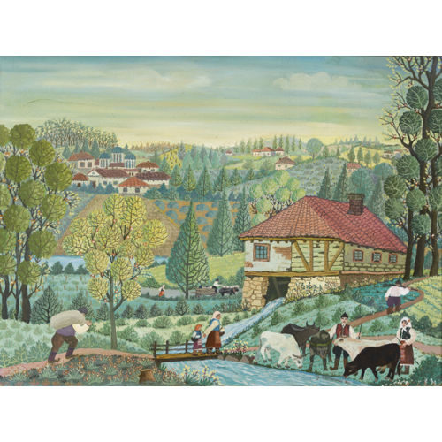 LJUBA PETROVIC : 'Le vieux moulin' (DOBIASCHOFSKY AUKTIONEN AG)