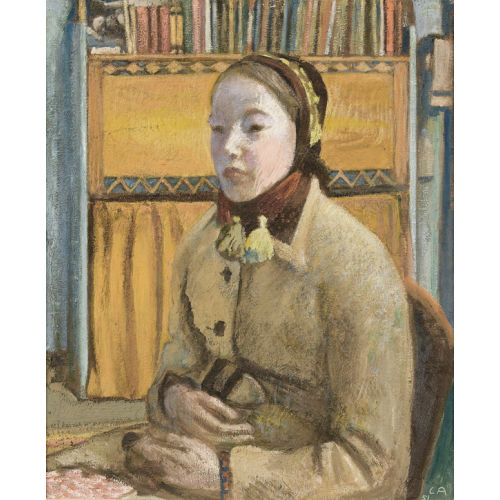 CUNO AMIET : Bildnis von Christine (DOBIASCHOFSKY AUKTIONEN AG)