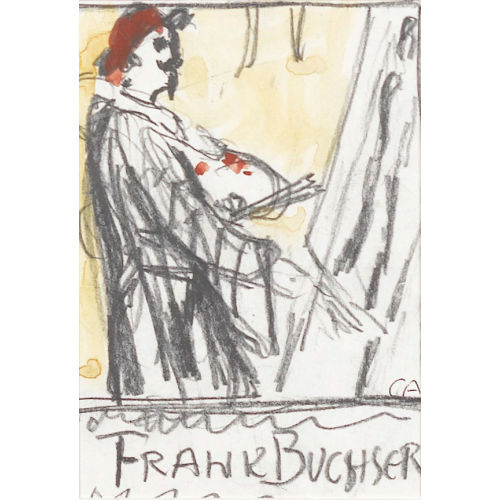 CUNO AMIET : 'Frank Buchser' (DOBIASCHOFSKY AUKTIONEN AG)