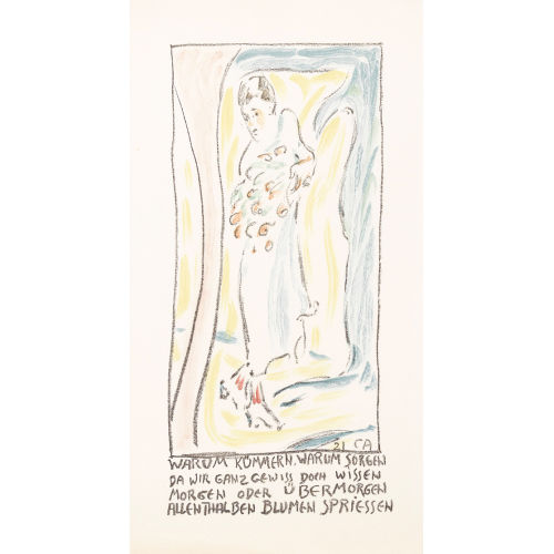 CUNO AMIET : Frau mit Blumen (DOBIASCHOFSKY AUKTIONEN AG)