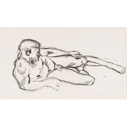 CUNO AMIET : Liegender nackter J�ngling (DOBIASCHOFSKY AUKTIONEN AG)