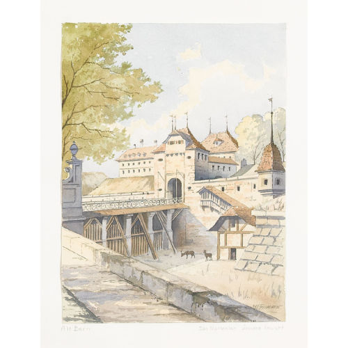 WALTER EGGIMANN : Zwei alte Stadttore von Bern. Gegenst�cke (DOBIASCHOFSKY AUKTIONEN AG)