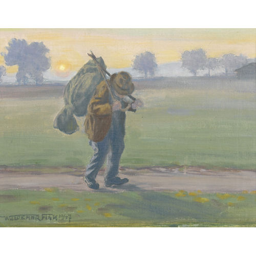 WALDEMAR FINK : Landschaft mit dem alten Gottfried St�ger (DOBIASCHOFSKY AUKTIONEN AG)