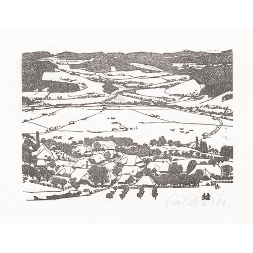 EMIL ZBINDEN : Winter im Emmental bei Walkringen (DOBIASCHOFSKY AUKTIONEN AG)