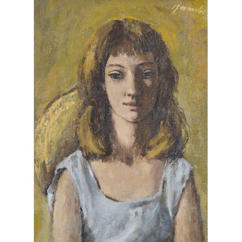 JEANNE) JANEBE (EIGTL. BARRAUD-PELLET : 'Jeune fille au chapeau' (DOBIASCHOFSKY AUKTIONEN AG)