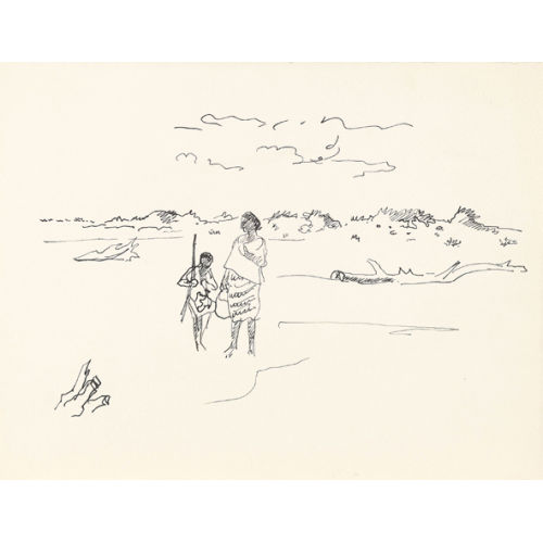 YVES BRAYER : M�re et enfant (DOBIASCHOFSKY AUKTIONEN AG)