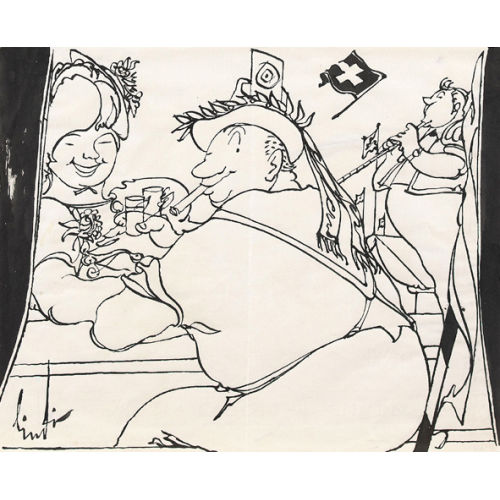 ALBERT) LINDI (EIGTL. LINDEGGER : Die Eidgenossen (DOBIASCHOFSKY AUKTIONEN AG)