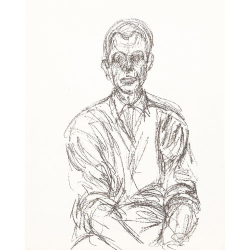 ALBERTO GIACOMETTI : Bust of seated man (DOBIASCHOFSKY AUKTIONEN AG)